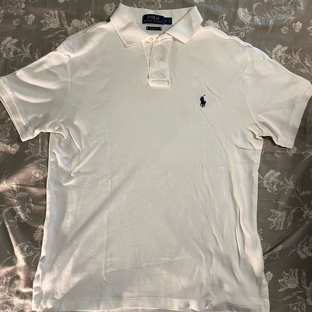 Polo by Ralph Lauren White Classic Polo Shirt Cotton